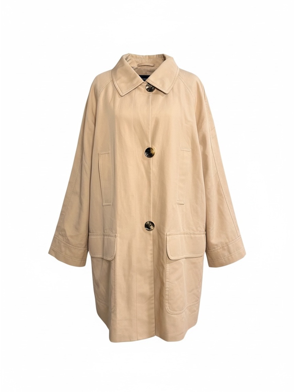 Jones NY Signature Classic Timeless Trench turnlock closures tennis prep luxury